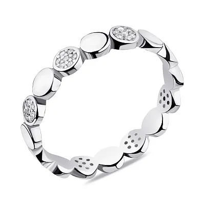 Серебряное кольцо с фианитами (арт. 7501/6219)