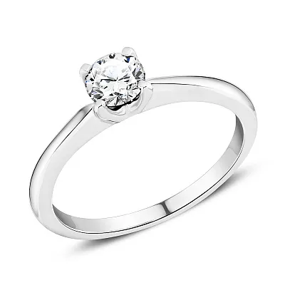 Золотое кольцо для помолвки с бриллиантом (арт. К341228050б)