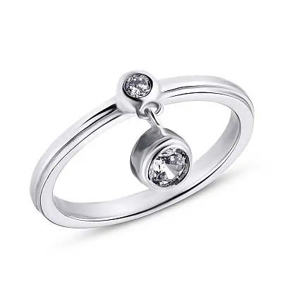 Серебряное кольцо с фианитами (арт. 7501/3759)