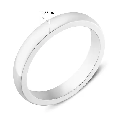 Обручальное кольцо Европейка из серебра (арт. Х239207)