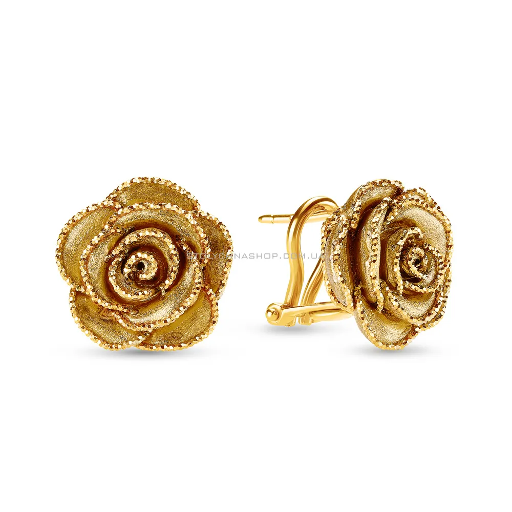 Золоті сережки Francelli (арт. 105691ж) - цена