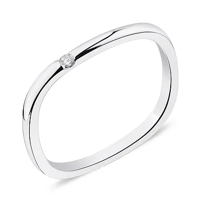 Серебряное кольцо с фианитом (арт. 7501/6232)