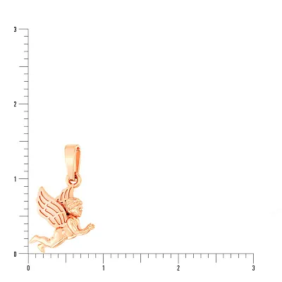 Кулон з червоного золота «Янгол» (арт. 440601)