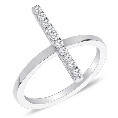 Серебряное кольцо с фианитами Trendy Style (арт. 7501/4137)