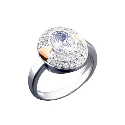 Серебряное кольцо с фианитами (арт. 7201/221К)