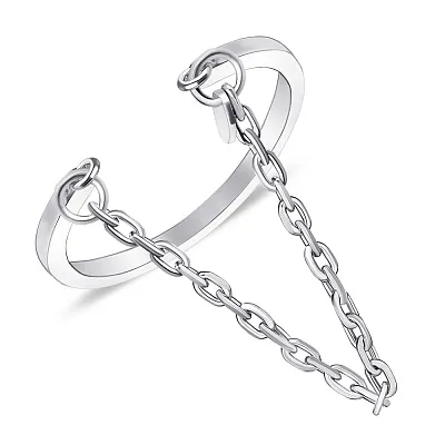 Срібна каблучка без каменів Trendy Style (арт. 7501/4715)