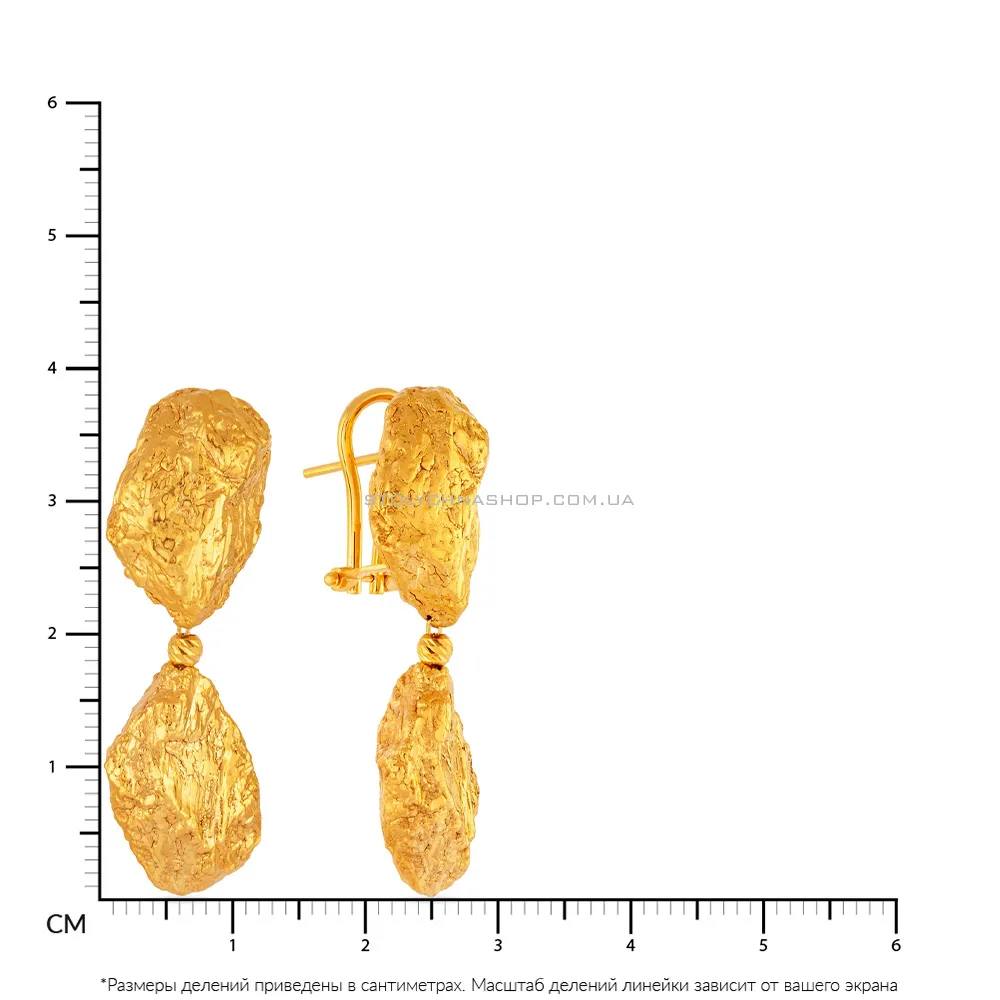 Золотые серьги Meteora (арт. 107414ж)