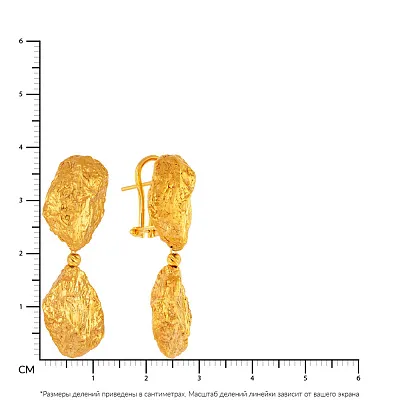 Золотые серьги Meteora (арт. 107414ж)