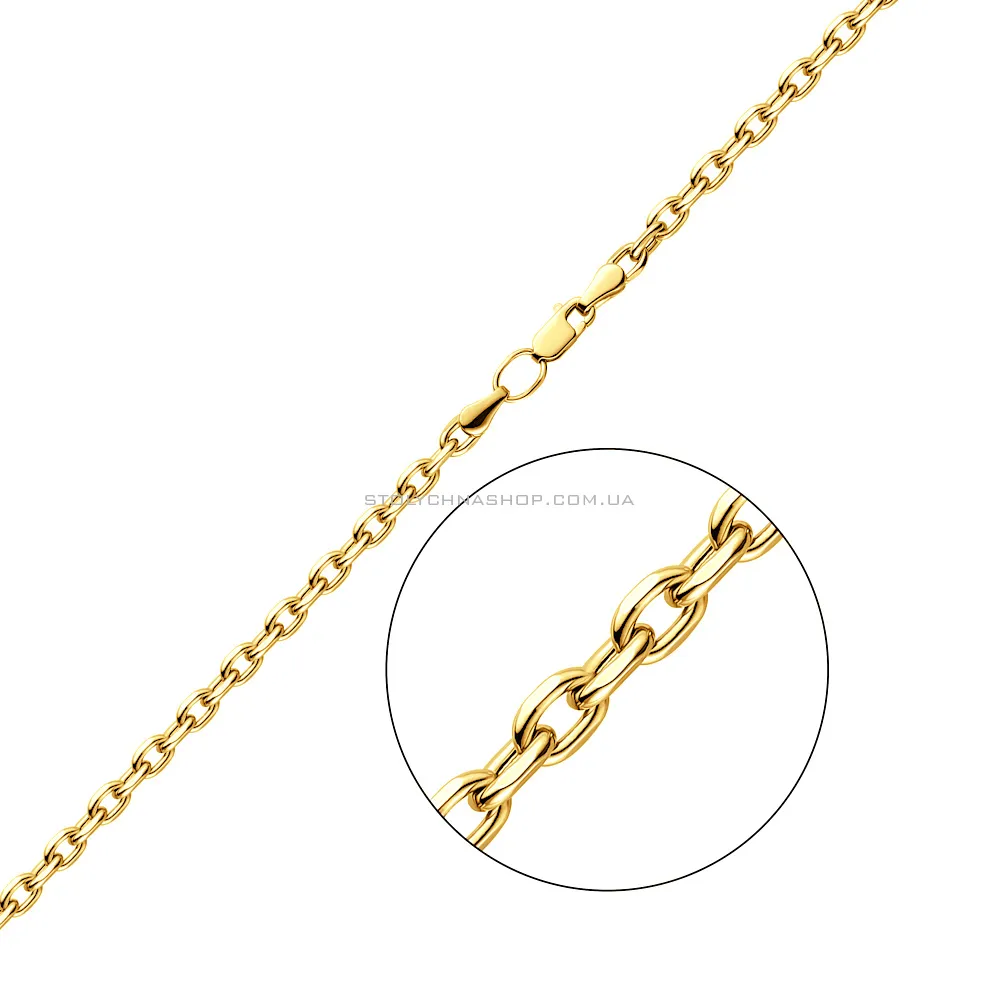 Золотая цепочка Якорного плетения (арт. 306202ж) - цена