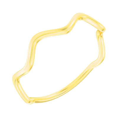 Тонкое кольцо из желтого золота  (арт. 140917ж)