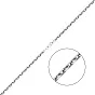 Срібний ланцюжок плетіння Якірне (арт. 0306222ч)