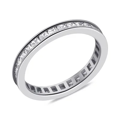 Серебряное кольцо с фианитами (арт. 7501/6751)