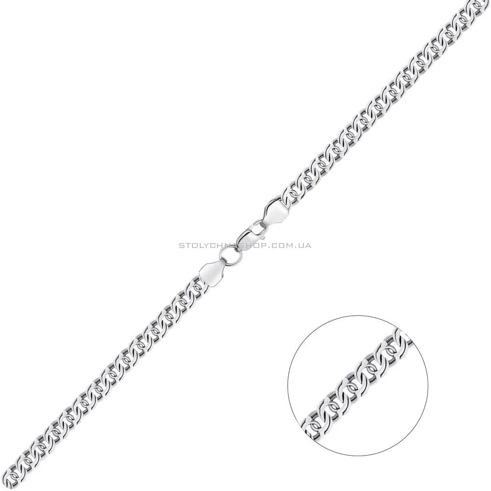 Срібний ланцюжок в плетінні Бісмарк (арт. 7908/5102/1) - цена