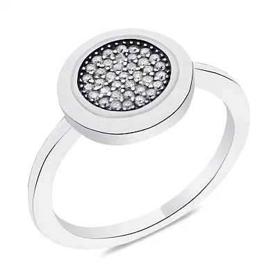 Серебряное кольцо с фианитами (арт. 7901/6178)