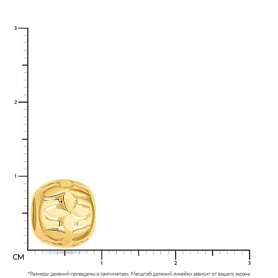 Підвіс-шарм з жовтого золота  (арт. 424626ж)