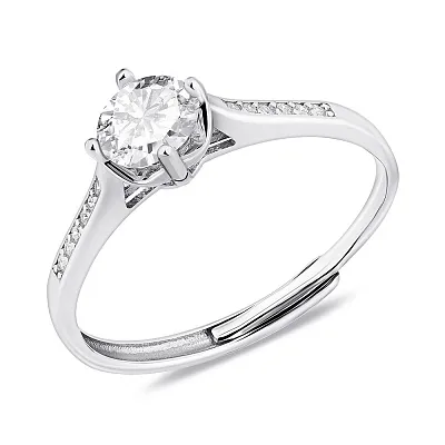 Серебряное кольцо с фианитами (арт. 7501/8087)