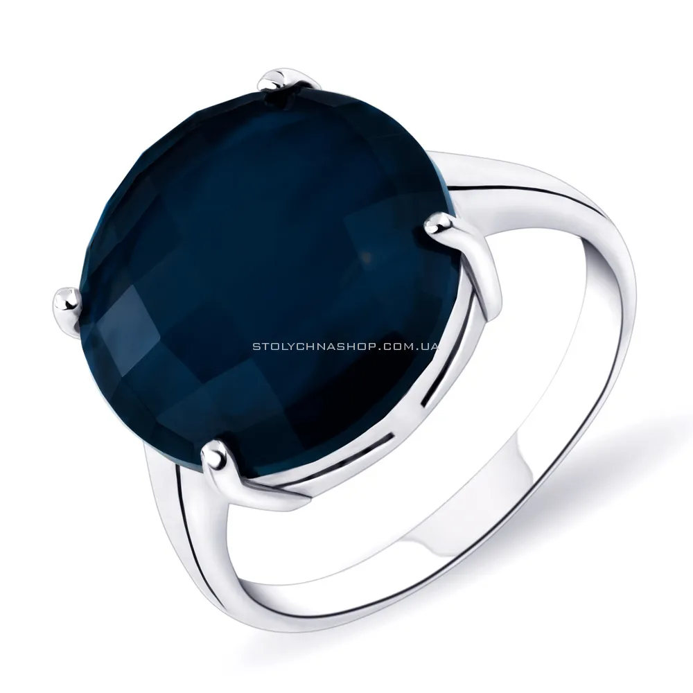 Серебряное кольцо с кварцем (арт. 7001/3274Пкс)