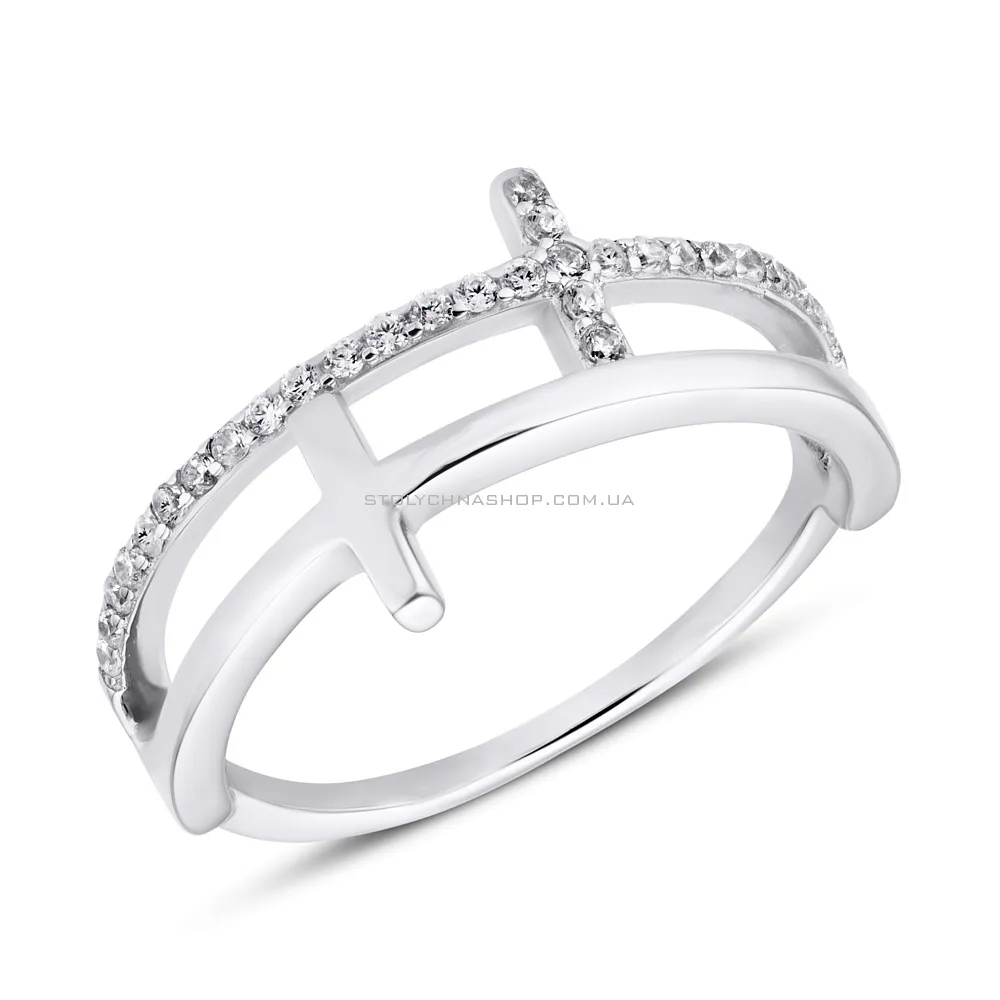 Серебряное кольцо Trendy Style с фианитами (арт. 7501/3846)