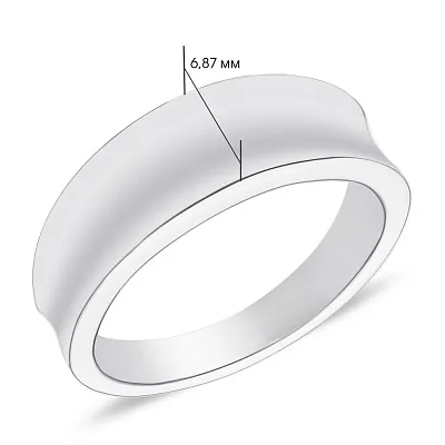 Кольцо серебряное без камней (арт. 7501/4246)