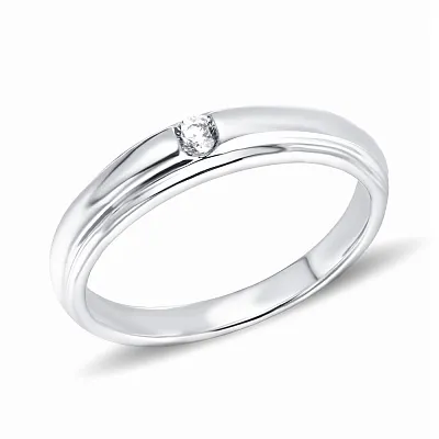 Серебряное кольцо с фианитом (арт. 7501/4316)