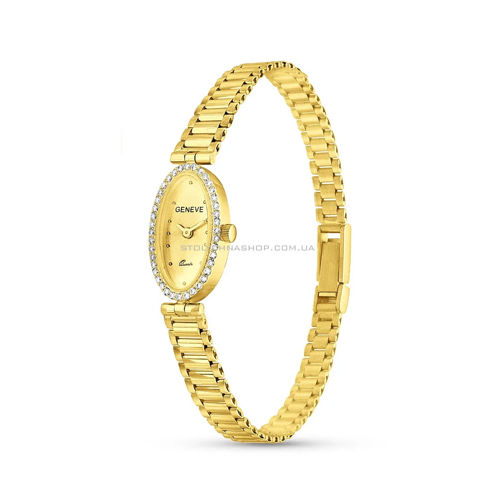 Золотые часы с фианитами (арт. 260216ж) - цена