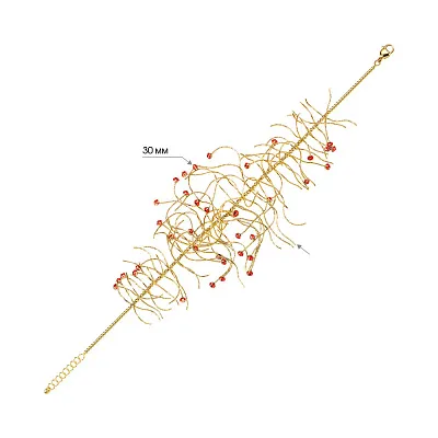 Золотой браслет Francelli (арт. 323018жк)