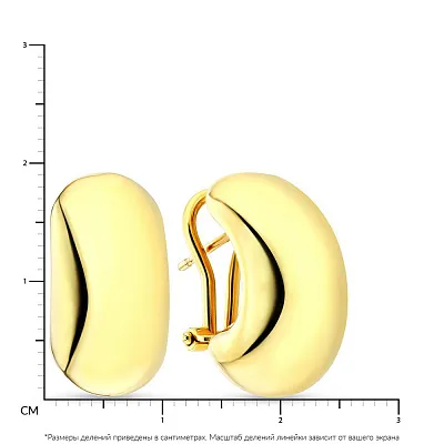 Золоті сережки Francelli в жовтому кольорі металу (арт. 101971ж)