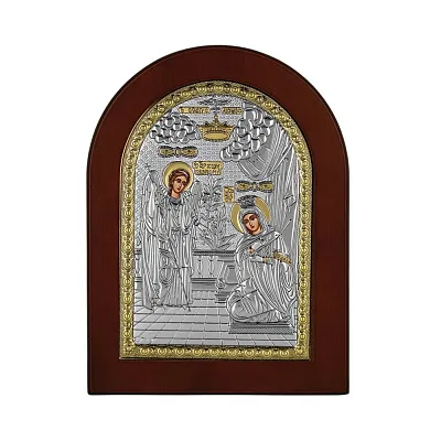 Ікона срібна «Благовіщення Пресвятої Богородиці» (210х150 мм) (арт. MA/E1113BX)