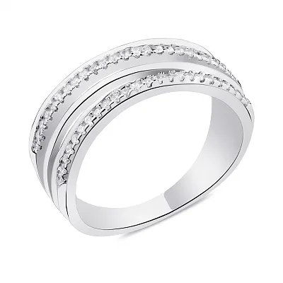Серебряное кольцо с фианитами (арт. 7501/6194)