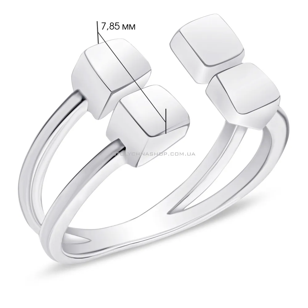Серебряное кольцо без камней Trendy Style (арт. 7501/4716) - 2 - цена