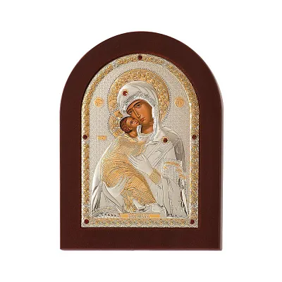 Ікона Пресвята Богородиця «Володимирська» (95х75 мм) (арт. MA/E1110EX)