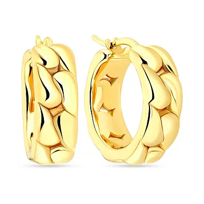 Серьги кольца из золота Francelli (арт. е108244/15ж)