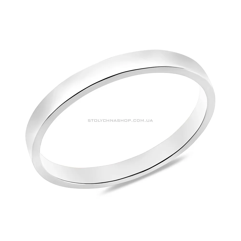 Обручальное кольцо из белого золота (арт. 239237б)
