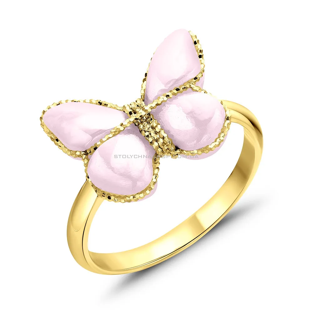 Золотое кольцо Francelli «Бабочка»  (арт. 155726жкмр) - цена