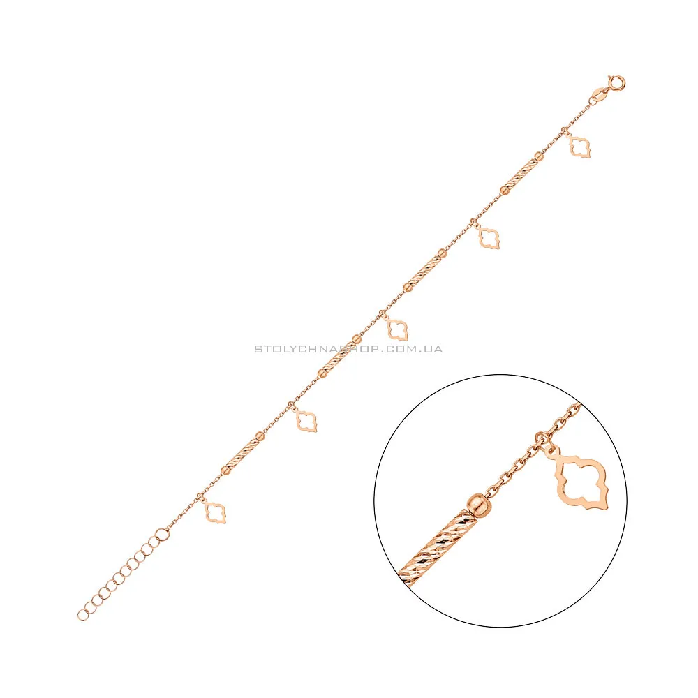 Браслет з червоного золота (арт. 3261050) - цена