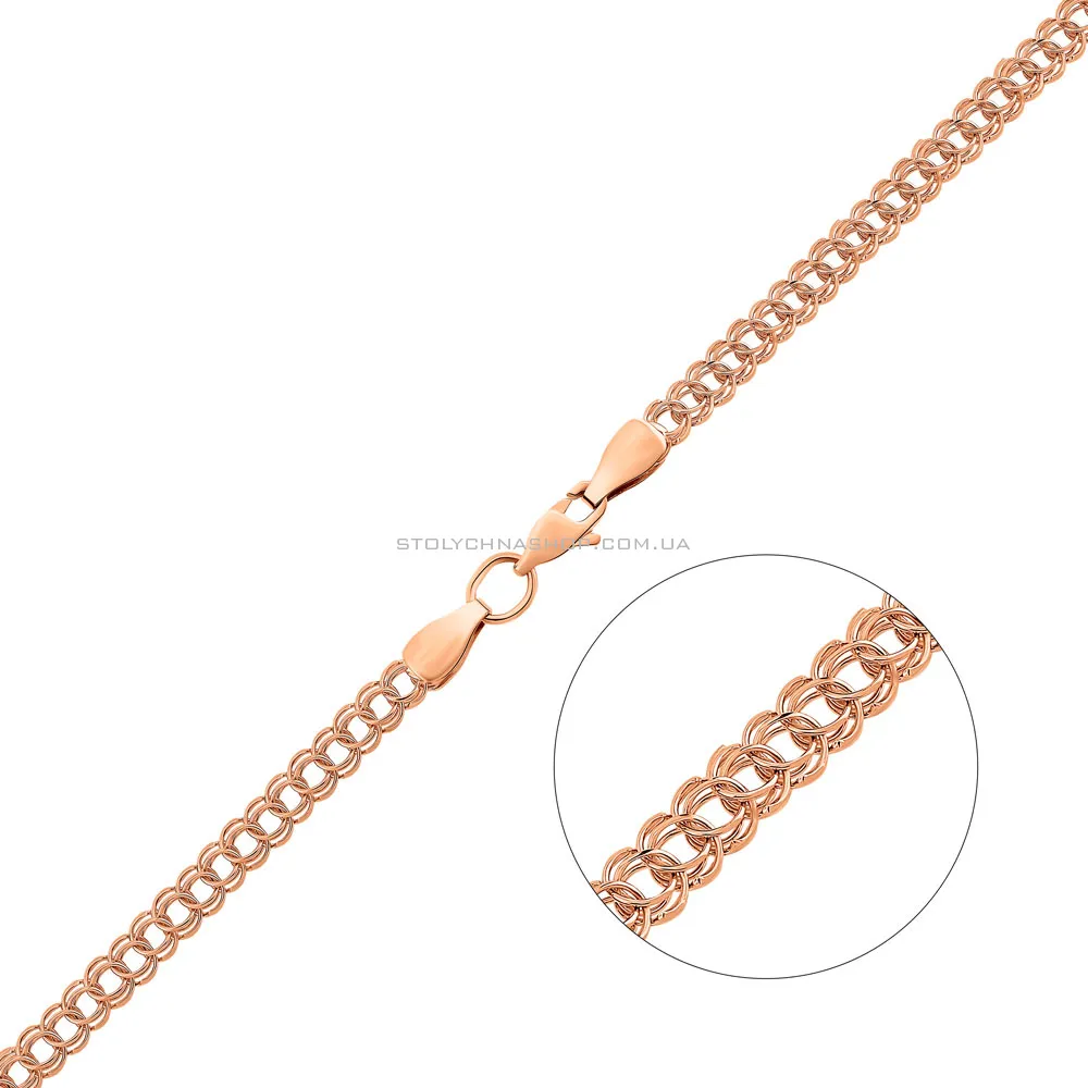 Золотая цепочка плетения Питон  (арт. ц3021913) - цена