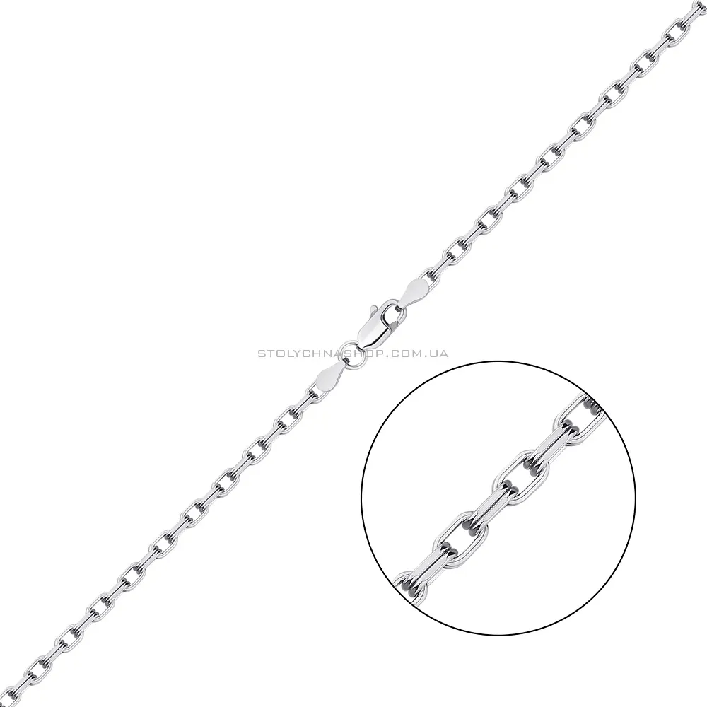 Ланцюг зі срібла плетіння Якірне подвійне (арт. 03021516)