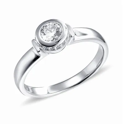 Серебряное кольцо с фианитами (арт. 7501/4326)