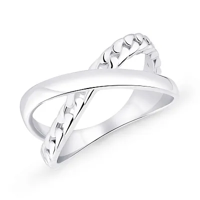 Двойное кольцо из серебра Trendy Style (арт. 7501/5704)