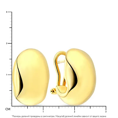 Золоті сережки Francelli в жовтому кольорі металу (арт. 108024ж)