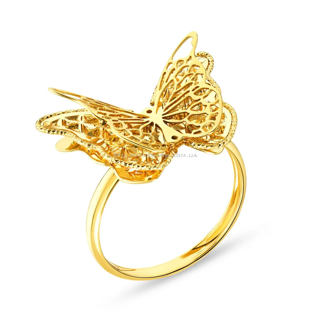 Кольцо Francelli Бабочка из желтого золота (арт. 156241ж) - цена