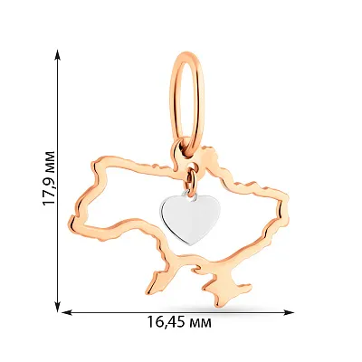 Золотий підвіс Україна (арт. 440953)