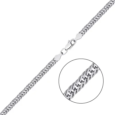 Срібний ланцюжок плетіння Потрійний ромб  (арт. 7508/3-0316.70.2)