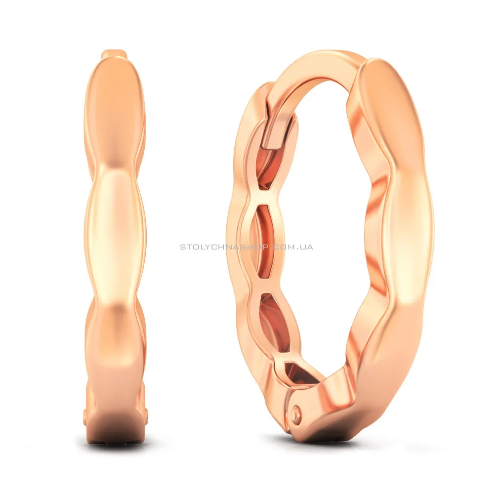 Золоті сережки-кільця  (арт. 1101049) - цена
