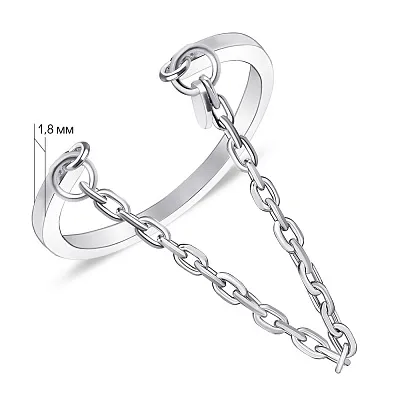 Серебряное кольцо без камней Trendy Style (арт. 7501/4715)