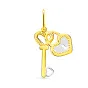 Золотая подвеска «Ключ от сердца»  (арт. 422636ж)