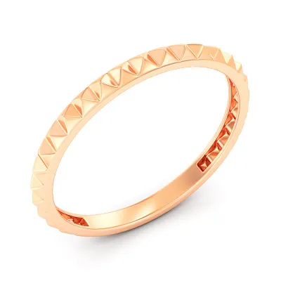 Тонкое золотое кольцо (арт. 140053)