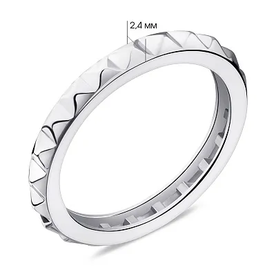 Кольцо из серебра без камней (арт. 7501/6568)