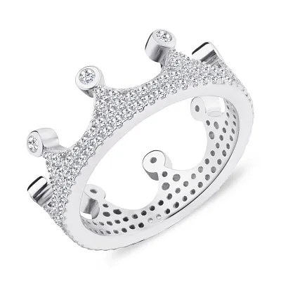 Серебряное кольцо Trendy Style с фианитами (арт. 7501/5240)