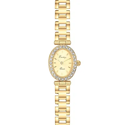 Кварцевые женские часы из желтого золота (арт. 260149ж)